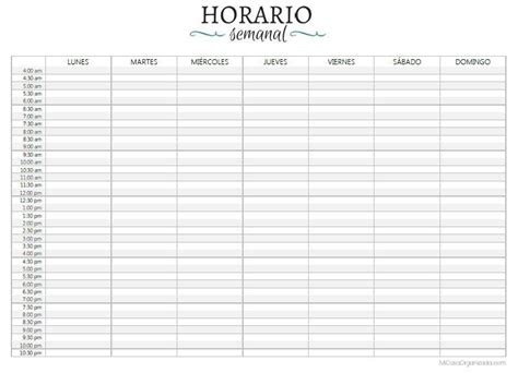 Pin De Idoia Otineb En Resumos Horario Semanal Organizador De