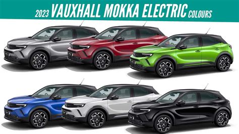 Vauxhall Mokka Electric All Color Options Images Autobics