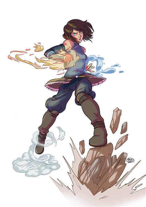 Avatar Korra fan art on Behance