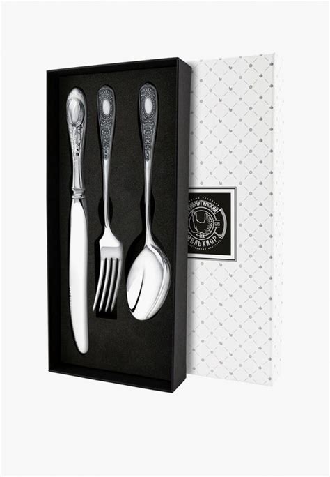 Набор столовых приборов Кольчугинский мельхиор "Пламя" десертные (ложка ...