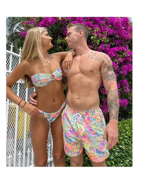Brand Couples Bikini Bikinis Set Beach Swimwear Swimsuit Couple Two Piece Swim Suits For Women