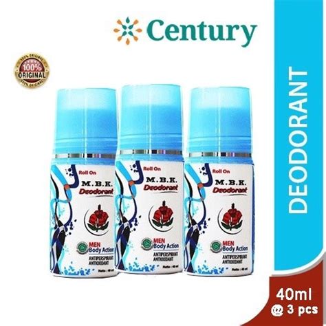 Jual MBK Deodorant Roll On Blue 40ml 3 Pcs Shopee Indonesia