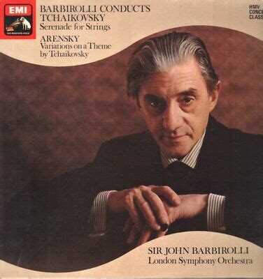 Sxlp Sir John Barbirolli London Symphony Orchestra Tchaikovsky