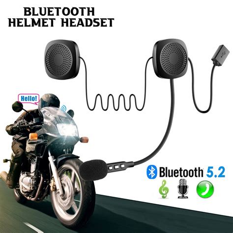 Bluetooth Motorcycle Helmet Headset BT5 2 Wireless Riding Headphone