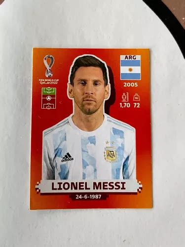 Figurita Lbum Mundial Qatar Lionel Messi En Venta En La