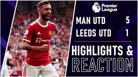 Bruno Fernandes Hattrick Manchester United 5 1 Leeds United