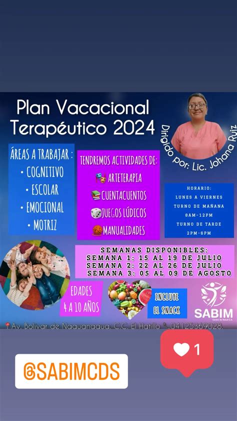 Plan Vacacional 2024 Minianuncios El Carabobeño