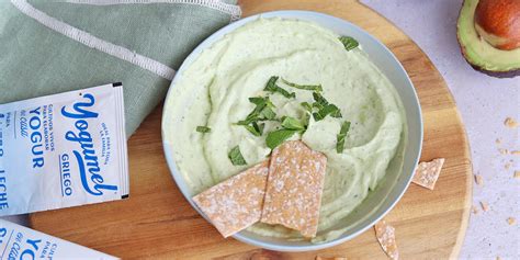 Dip De Aguacate Yogur Y Menta Yogumel