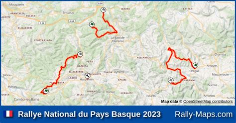 Mapy Zaplanuj Rallye National Du Pays Basque Coupe Rajdtrasa Pl