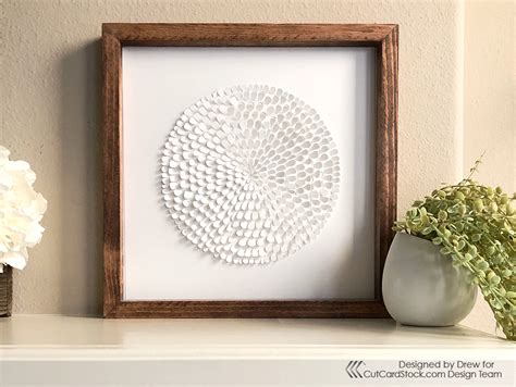 DIY Textured Wall Art - CutCardStock Blog