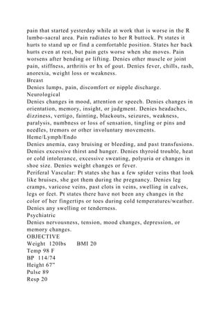 Soap Notename Cldate Time Age Sex F Docx