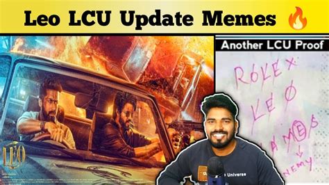 Official Leo Lcu Update Meme Review Leo Kashmir Shooting Pics Leaks