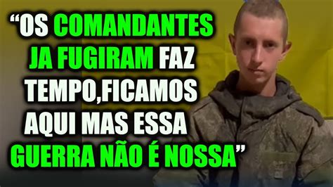 Veja O Que Esse Soldado Russo Revelou Ao Ser Capturado YouTube