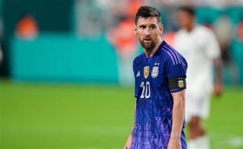 Confirmado Lionel Messi No Estar En La Formaci N Titular De Argentina