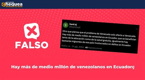 En Ecuador Hay Alrededor De Venezolanos Seg N El Censo