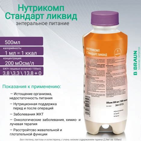 Энтеральное питание: особенности, виды, применение