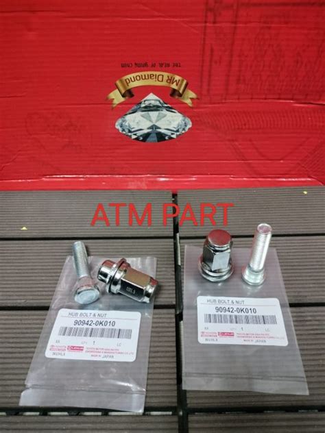 MUR RACING BAUT RODA TOYOTA INNOVA HILUX FORTUNER ALPHARD 1SET