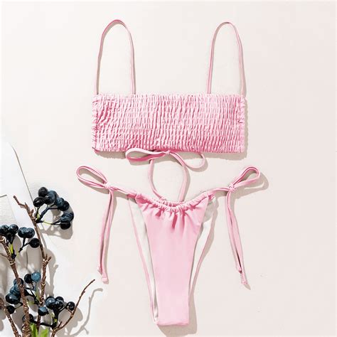 MAILLOT DE BAIN Bikini Set Spaghetti Spaghetti Sans Fil Unique Swing Suny Swingwear Swing