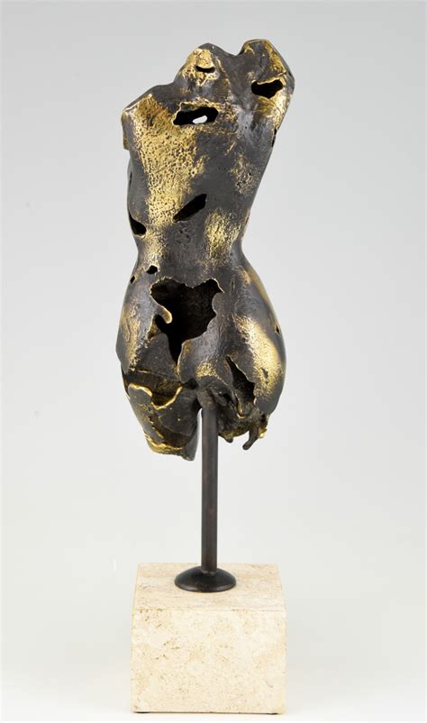 Bronze Sculpture Of A Female Torso Deconamic