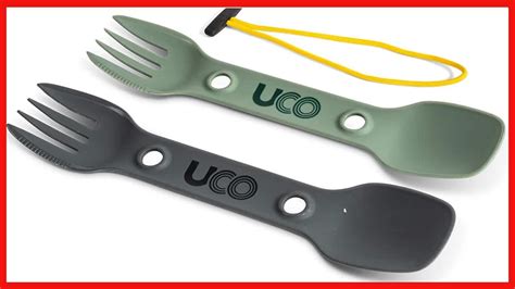 Uco Utility Spork In Combo Spoon Fork Knife Utensil Pack Gold