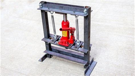 How To Make Strongest Hydraulic Press Machine From Basic Tools For Workshop Diy Tools And