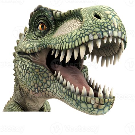 Ai Generated 3d Cartoon T Rex Dinosaur No Background Perfect For Print On Demand 41766352 Png