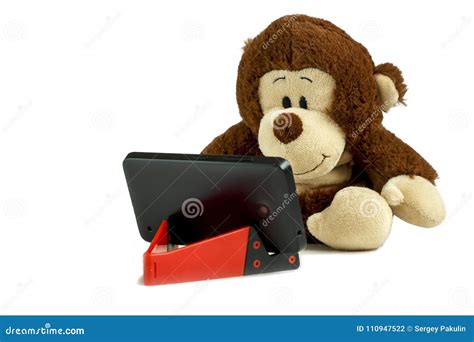 Monkey Smartphone Stock Photos - Royalty Free Stock Images