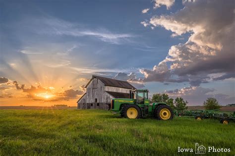 John Deere Tractor In Field