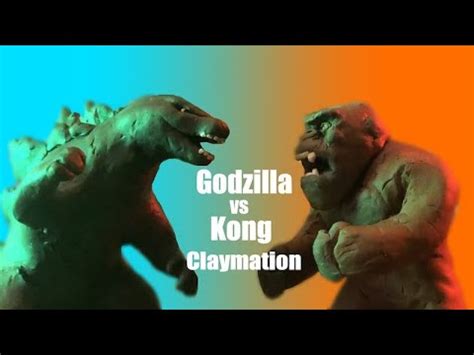 Godzilla Vs Kong Claymation Part 1 YouTube