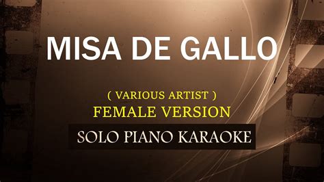 Misa De Gallo Female Version Various Artist Cover Cy Youtube