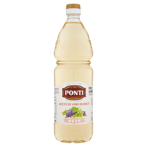 Aceto Di Vino Bianco Ponti Lt1 Tigros