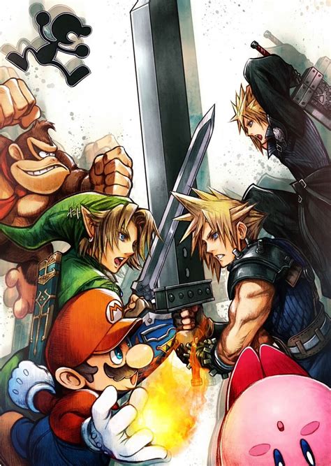 New Super Smash Bros Art Drawn By Tetsuya Nomura Himself Gaming