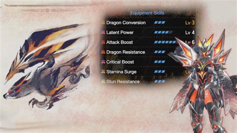 New Risen Valstrax Armor And Jewels Monster Hunter Rise Sunbreak