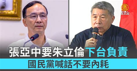 張亞中要朱立倫下台負責 國民黨喊話不要內耗 新唐人亞太電視台