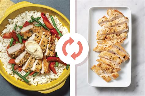 Sesame Chicken Schnitzel And Garlic Rice Recipe Hellofresh