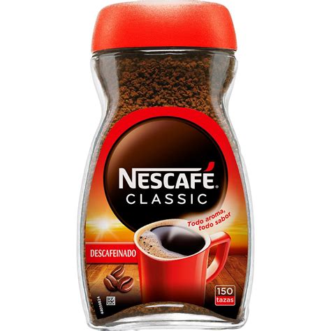 Comprar Classic café descafeinado soluble frasco 300 g NESCAFE