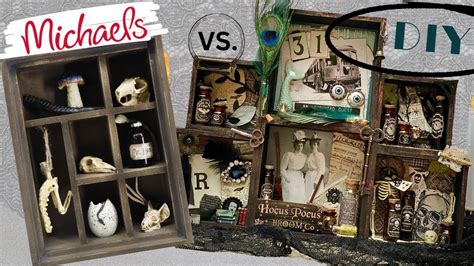 Michaels Vs Diy Create Your Own Cabinet Of Curiosities With These Easy Tips Youtube