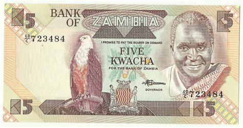 Coin N Currency Collection Banknotes Of Zambia