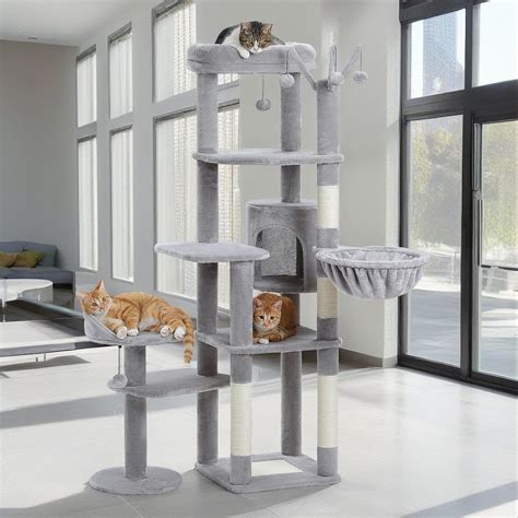 Demi Bonn 59 Cat Tree Tower For Indoor Cats Multi Level Cat Condo