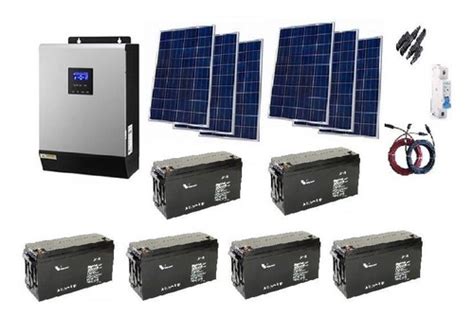 Kit Solar 7 1000w Hibrido Cuotas sin interés