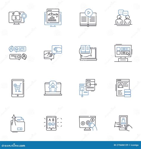 Custodianship Line Icons Collection Responsibility Trust Care