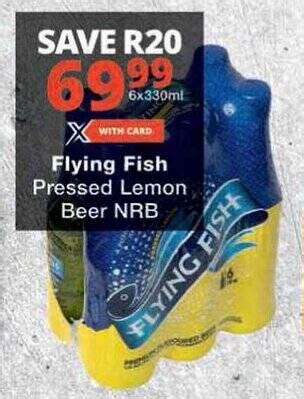 Flying Fish Pressed Lemon Beer NRB Offer At Checkers