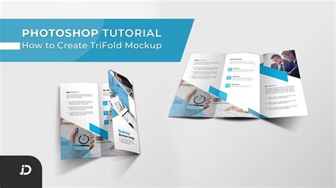 How To Create Trifold Brochure Mockup In Photoshop CC 2020 Photoshop