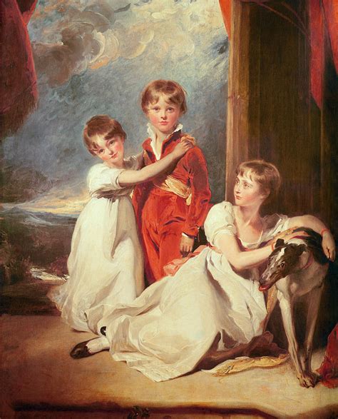 Portrait Of The Fluyder Children 1805 Oil On Canvas Photograph By Sir