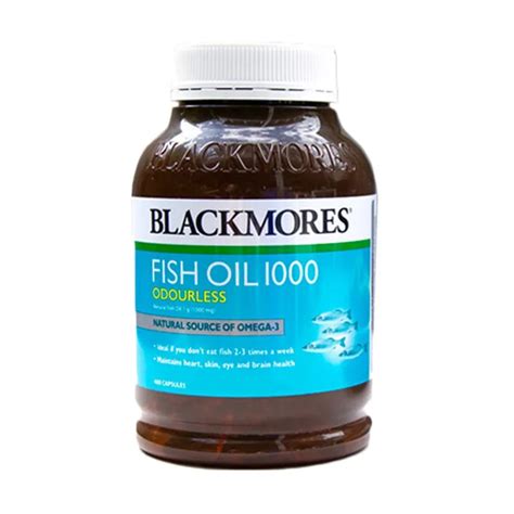 Jual Blackmores Odourless Fish Oil 1000mg 400 Kapsul Shopee Indonesia