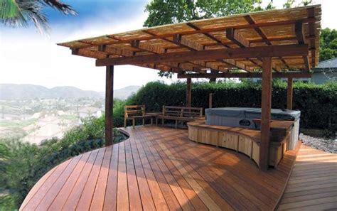 Hot Tub Patio Ideas - AyanaHouse