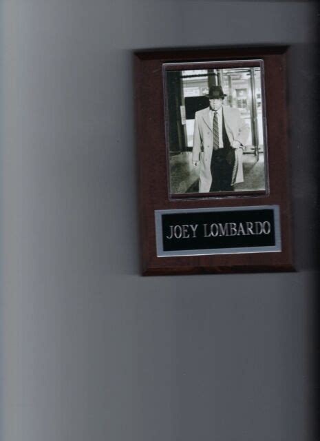 Joey The Clown Lombardo Plaque Mafia Organized Crime Mobster Mob Ebay