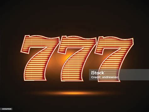 Triple Seven 777 Stock Illustration Download Image Now Blackjack