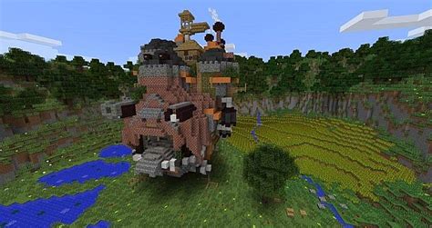 Howl's Moving Castle Minecraft Map