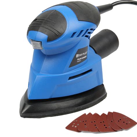 Mouse Sander Kit Palm Polisher Cordless Hand Sandpaper Battery Operated ...